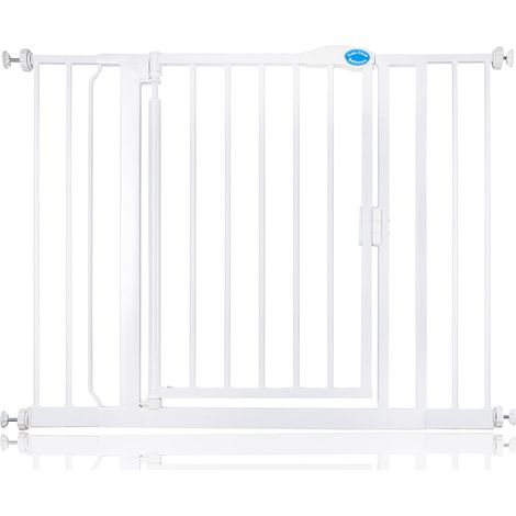 Bettacare Auto Close Stair Gate, 103.8cm - 110.8cm, White, Pressure Fit Safety Gate, Baby Gate