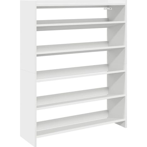 Maison Exclusive - Scarpiera Bianca 80x25x100 cm in Legno Multistrato