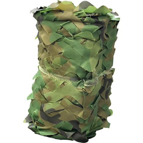 Filet de Camouflage 3x4m 4x4m 5x8m 2x3.0m 6x12m Filet Camo,Rouleau de Treillis de Camouflage,Filets Camouflage Armée,Filet Militaire pour Chasse,Jardin,Soleil,Camping (Taille : 5X5M) (1/4)