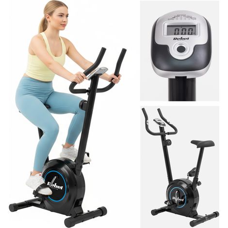 Bicicleta estática magnética Rebel con monitor de frecuencia cardíaca ajustable (1/5)