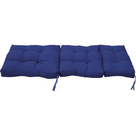 Navy Blue Extended Garden Folding Adirondack Chair Cushion 130cm W x 55cm D