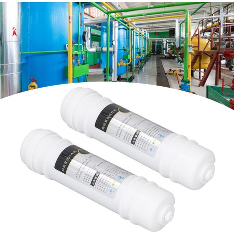 2 integrierte 10-Zoll-CTO-Druckkohlefilterpatronen mit Schnellanschluss aus Korea, kompatibel mit verschiedenen Marken. (1/5)