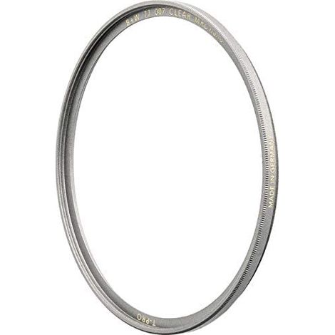 B+W 007 Filter de protection, Clear Filter (77 mm, T-Pro, Titanium Finish, MRC Nano, 16x Coated, Superfine, Premium) (1/3)