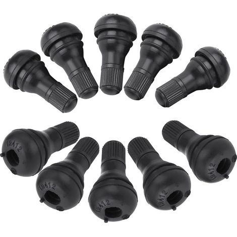 Tige de valve à clipser, 36 mm de long, en métal et caoutchouc résistant à l'ozone, pour équipements de jardinage et quads. (1/5)