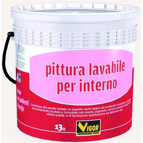 Pittura Murale Vigor Lavabile Int.Bianco Lt. 4