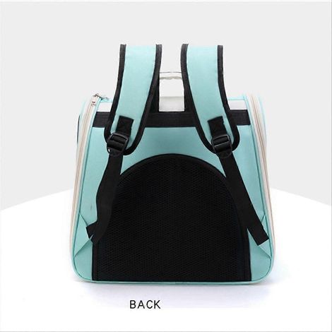 Sac pour chat grande capacité, accessoires pour animaux de compagnie, sac Cat Out Space, vert lac (1/5)