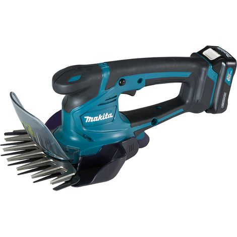 Makita – Taille-haies électrique 12V – 2 batteries 1.5Ah Li-Ion – Largeur de coupe 16 cm – Longueur de lame 20 cm – Chargeur inclus (1/10)