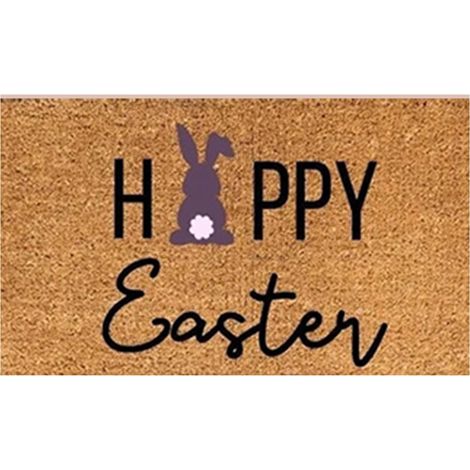 1 Tapis de porte, motif lapin et oeufs, antidérapant, intérieur et extérieur, décoration maison et terrasse (1/5)