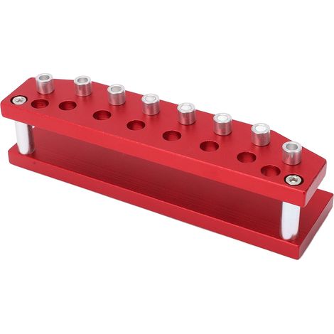 Support de rangement pour tournevis 8 emplacements, léger en aluminium, organisateur d'outils pour atelier et bricolage. (1/5)