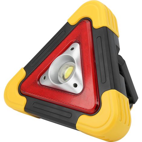 Triangle de signalisation lumineux LED, lampe de secours multifonction avec clignotant de sécurité pour voiture (1/5)