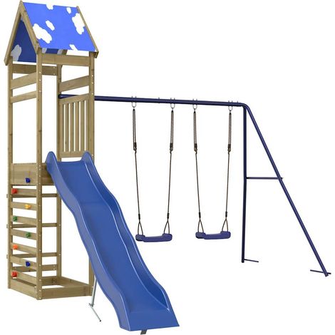 Set da Gioco da Esterno in Legno di Pino Impregnato vidaXL (1/5)