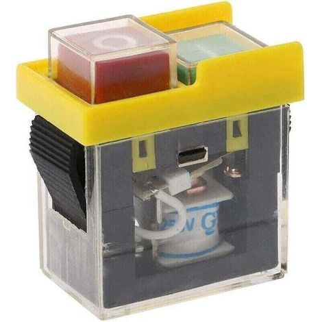 KJD6 5E4 250V Waterproof electromagnetic switch, magnetic start button, power failure protection, self-locking switch KJD20 (1/4)