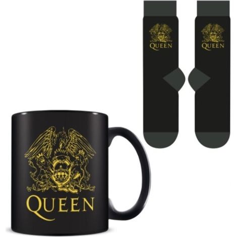 Queen Mug and Socks Set, Ceramic Mug, Cozy Socks