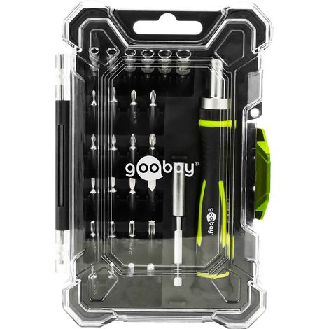 GOOBAY TOOLS Set de tournevis, 77840, avec assortiment de 26 embouts (1/5)