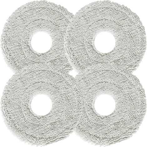 Cleaning Cloth for Mova P50 Pro Ultra Robot Vacuum Cleaner Spare Part, Replacement Accessories Washable Microfiber Cloth -4 Pieces (1/5)