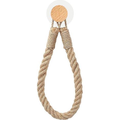 porte Papier Toilette Corde Adhesif - Support Wc Mural - Distributeur Rouleau Devidoir- Rangement Derouleur-accessoire (devidoir Wc Corde) (1/5)