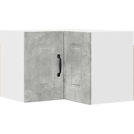 Meuble mural de cuisine,Armoire de cuisine avec étagère Gris béton 57 x 57 x 40 cm CFW10165 (1/5)