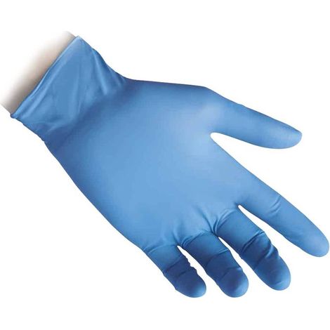GUANTI NITRILE MONOUSO 'N73' resistant (4,5 gr) - tg. L