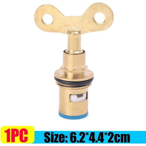 Cartouches de remplacement universelles en cuivre pour robinet de cuisine et salle de bain, avec clés, pour système de valve rapide. Accessoires inclus.