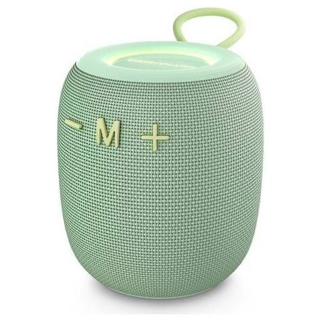Bloom – Bluetooth Lautsprecher (Bluetooth 5.3, 18 Stunden Akkulaufzeit, IPX6, True Wireless, 100 % recyceltes Plastik, LED-Beleuchtung)