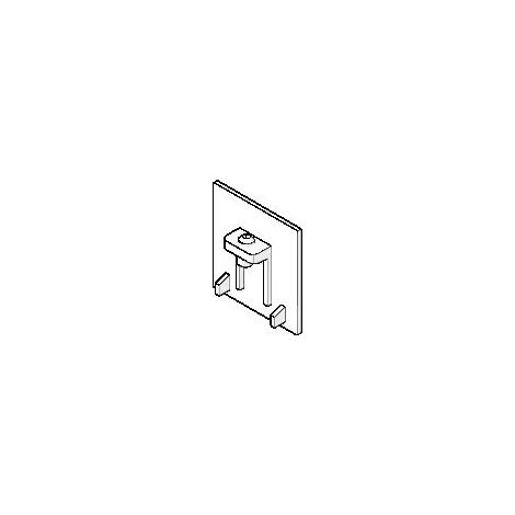 PAIRE CACHE GRIS P/RAIL 80/100KG