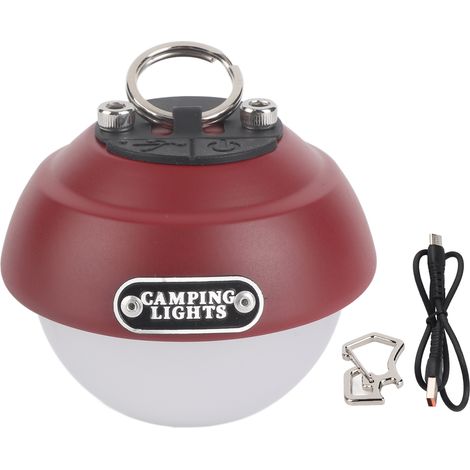 Lampes anti-insectes LED rechargeables IPX4 Type C pour camping, forme fraise rouge, répulsif extérieur ambiant (1/5)