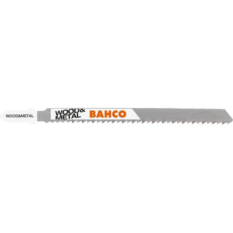Lame de scie sauteuse Bois et Plastique 100x8x1.25mm 6 dents/pouce x1 lame (1/2)