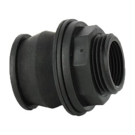 Multicuves – Passe paroi auto-étanche mâle 1'' – femelle 3/4'' – Raccord fileté pour cuve 1000L – Solution brevetée pour étanchéité