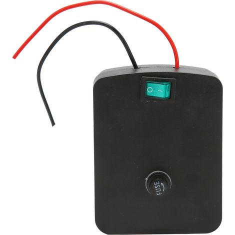 Adaptateur secteur sécurisé avec interrupteur indépendant, batterie lithium 18 V, connecteur d'alimentation et fusible 10 A pour outil électrique Bosch (1/5)