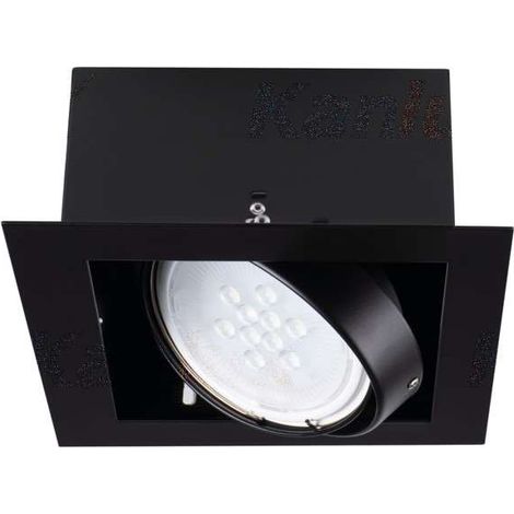Spot encastrable Kanlux Mateo 32930 noir orientable (1/5)
