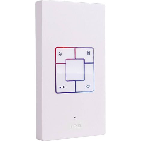 Le Sanitaire – Station intérieure interphone filaire Vistus AD 400 blanc – Montage apparent – 9 mélodies – Fonction intercom – Dimensions 148x92x22mm