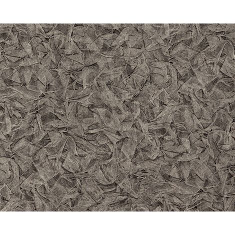 Carta da parati strutturate EDEM 9086-29 Carta da parati TNT goffrata a caldo goffrata In tinta unità scintillante grigio argento platino 10,65 m2