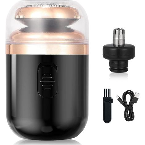 Rasoir Électrique Portable - Rasoir USB Rechargeable pour Homme - Étanche - Pour Voyage et Bureau - 1 Pièce (1/5)