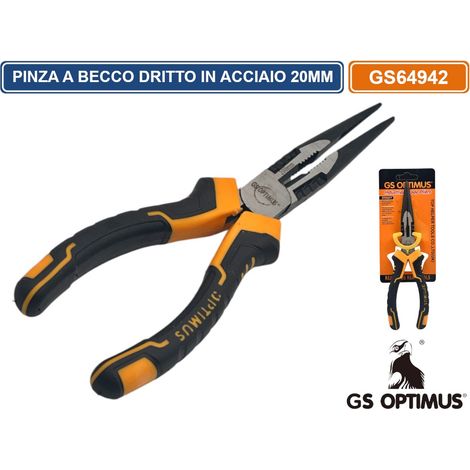 PINZA A BECCO DRITTO MULTIFUNZIONE IN ACCIAIO 20MM (1/2)
