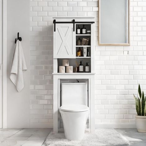 Meuble de salle de bain en melamina de Madeira 67 x 25 x 172 cm (1/5)