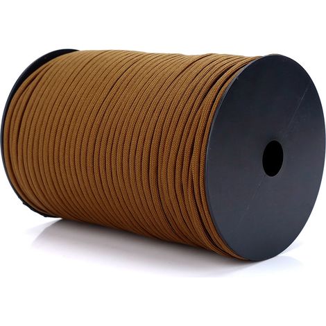 100 m reflektierendes Paracord-Band für Überlebensarmbänder (Braun) (1/5)