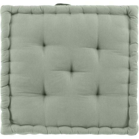 Coussin de Sol "Twily" 50x50cm Sauge (1/4)