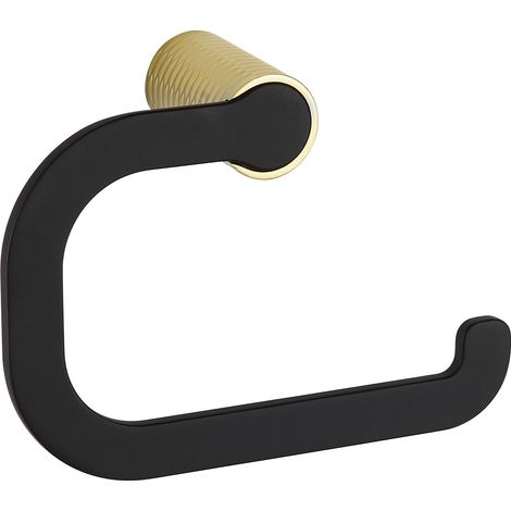 Mexen Base Toilettenpapierhalter, Schwarz/Gold - 7088233-57 (1/2)