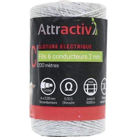 Fil 6 Conducteurs Tricond 0,3mm Câble Multiconducteur Fin, 200m - Générique