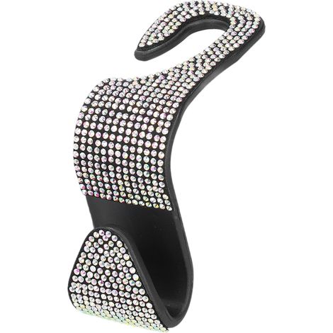 Porte-sac à dos de siège auto Strass Housses Crochets Décoratifs pour Clés Sac à Main Multicolore (1/5)