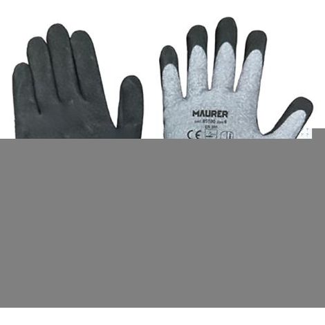 GUANTI LAVORO ANTITAGLIO GRIGI NITRILE SABBIATO """HD-SHIELD""" TG.11 MAURER