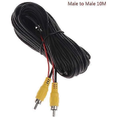 Câble d'extension vidéo RCA mâle/femelle pour caméra de recul de voiture (1/5)