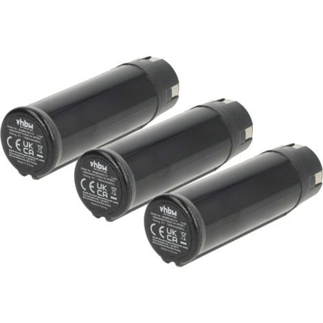 vhbw 3x Akku kompatibel mit Ryobi RP4900, TEK 4, TEK4, RP4530 Akku Gehörschutz, RP4550 Werkzeug (1500 mAh, Li-Ion, 4 V)