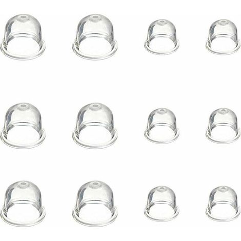 12 Pièces Carburateur Amorce 19 mm et 22 mm Poire Pompe Amorcage Accessoires de Carburateur pour Debroussailleuse Tronçonneuse Souffleur Tondeuse