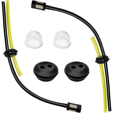 Kit de 2 filtres pour conduite de carburant, conduites de réservoir pour débroussailleuse, remplacement universel pour conduite de carburant, poire d'amorçage, tube de joint, pour débroussailleuse, tr (1/4)