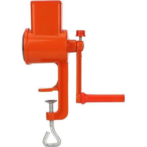 Moulin à café - TBEST - Manuel - Alliage d'aluminium - Mécanisme de broyage réglable - Couleur orange (1/4)