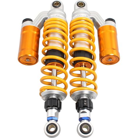 Pièces de rechange pour motos : amortisseur arrière réglable de 330 mm, compatible avec la plupart des modèles de motos. (1/5)