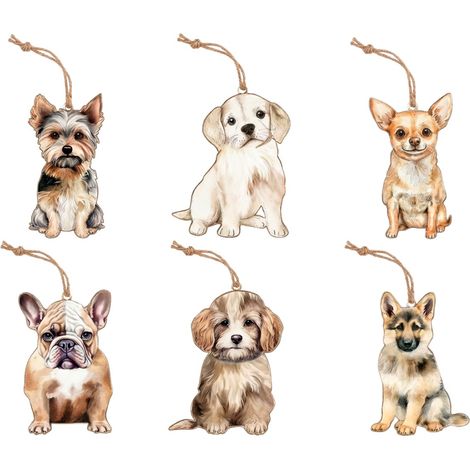 Ciondolo in metallo 6U con design a forma di animale domestico, ideale per la decorazione di interni