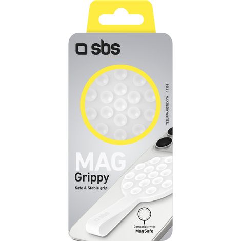 Supporto per smartphone MagSafe con ventosa - bianco (1/2)