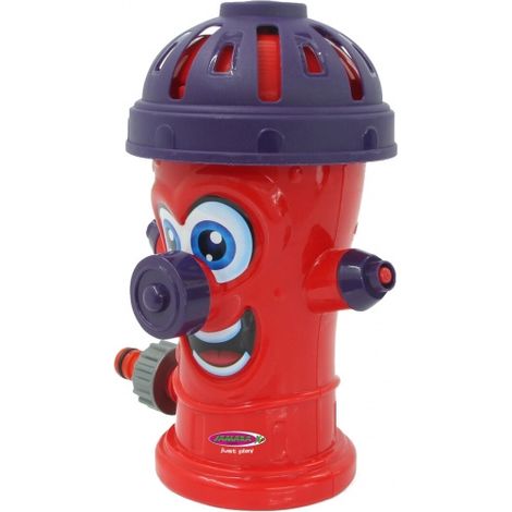 JAMARA 460622 MC FIZZ HYDRANT HAPPY ARROSEUR D'EAU QUI TOURNE ET PULVÉRISE DE L'EAU, INSTALLATION RAPIDE, CONNEXION AU SYSTÈME D
